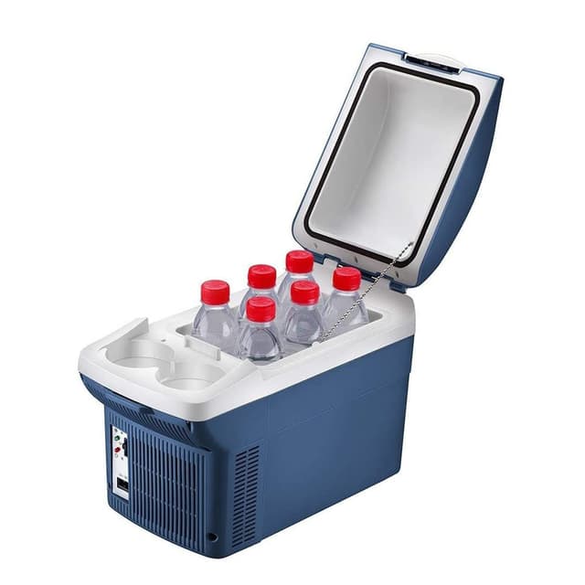 CRONY Small Car Refrigerator 8L Cool Box Low Noise Compact Refrigerators Mini Fridge Portable Cooler