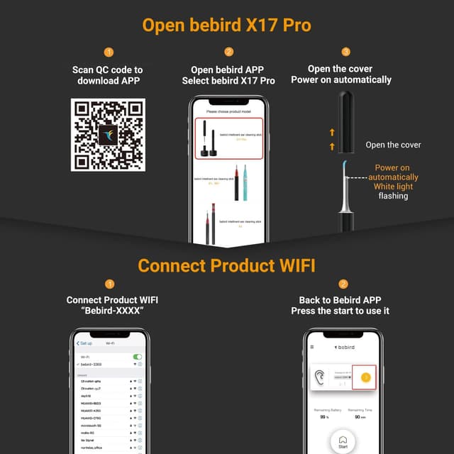 BEBIRD X17 PRO Smart Ear Wax Removal Device