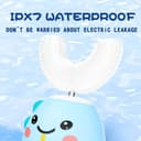 فرشاة أسنان للأطفال 360 درجة للتبييض وتنظيف الأسنان بعمق Dycrol Kids U Shaped Electric Toothbrush