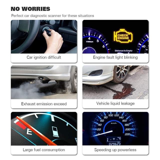 جهاز فحص السيارات كونوي لتشخيص مشاكل السيارة Crony KONNWEI KW310 OBD Scanner Full OBDII