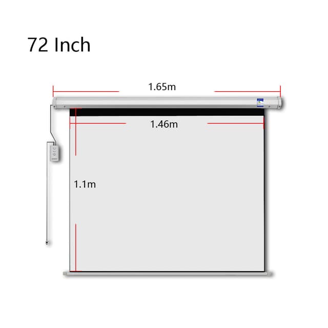 شاشة بروجكتر 72 بوصة كروني CRONY Anti-Light Projection Screen Projector