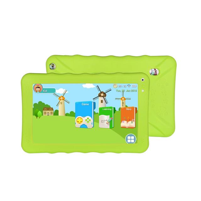 تابلت اطفال اندرويد 9 انش رام 512 ميغابايت واي فاي أخضر كروني Crony Green WIFI 512MB Ram Android Kids Tablet 9-inch