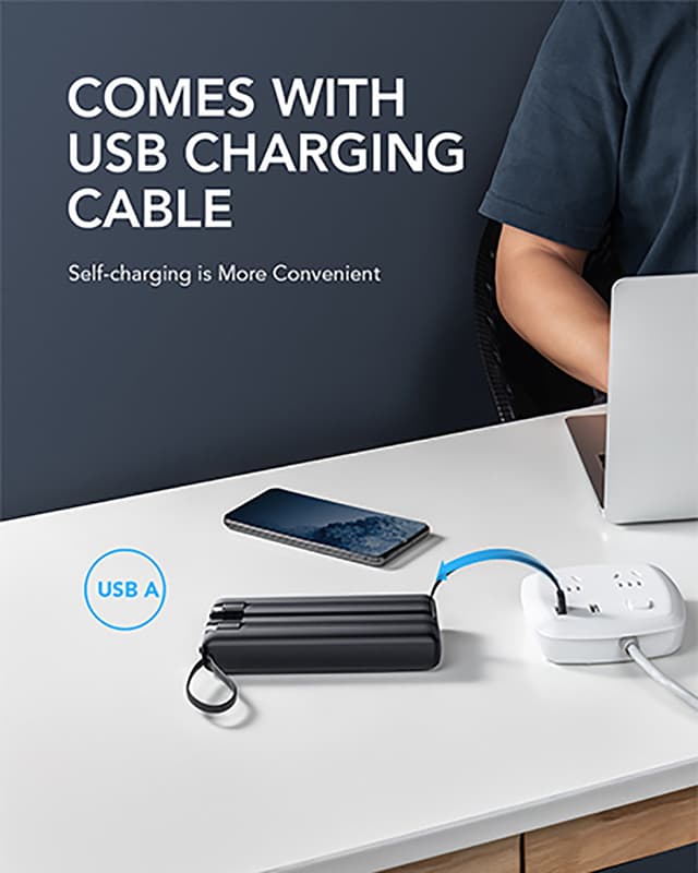 VP-2059 20000mah Veger Power Bank Build-in 4 Cables