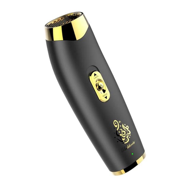 Crony B11 upright hand-held Bukhoor Aromatherapy Portable Arabic Electric Bakhoor Incense Burner | Black+Golden