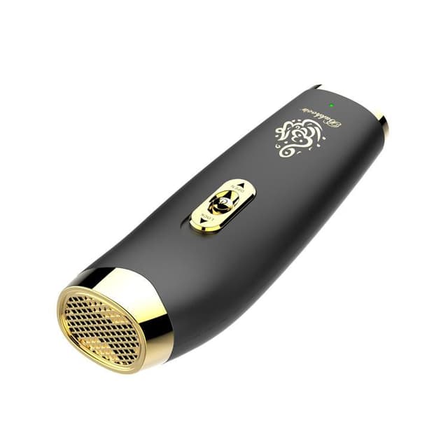 Crony B11 upright hand-held Bukhoor Aromatherapy Portable Arabic Electric Bakhoor Incense Burner | Black+Golden