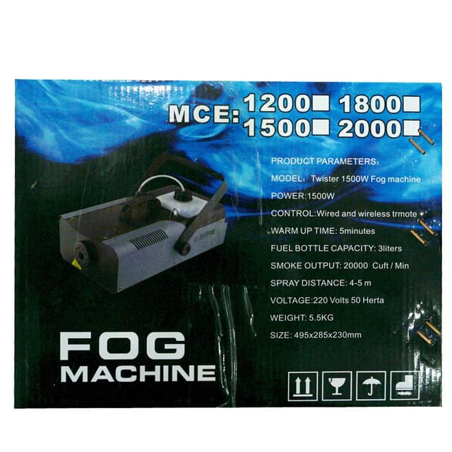 جهاز بخار الحفلات 2500 واط كروني Crony Club Smoke Fog Machine