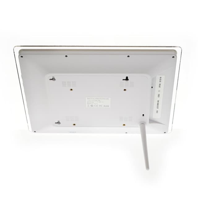 Crony 12inch Photo Frame Best Video Photo Frame, HD Digital Picture Frame Supports Music, Video & Film -White