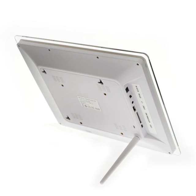 Crony 12inch Photo Frame Best Video Photo Frame, HD Digital Picture Frame Supports Music, Video & Film -White