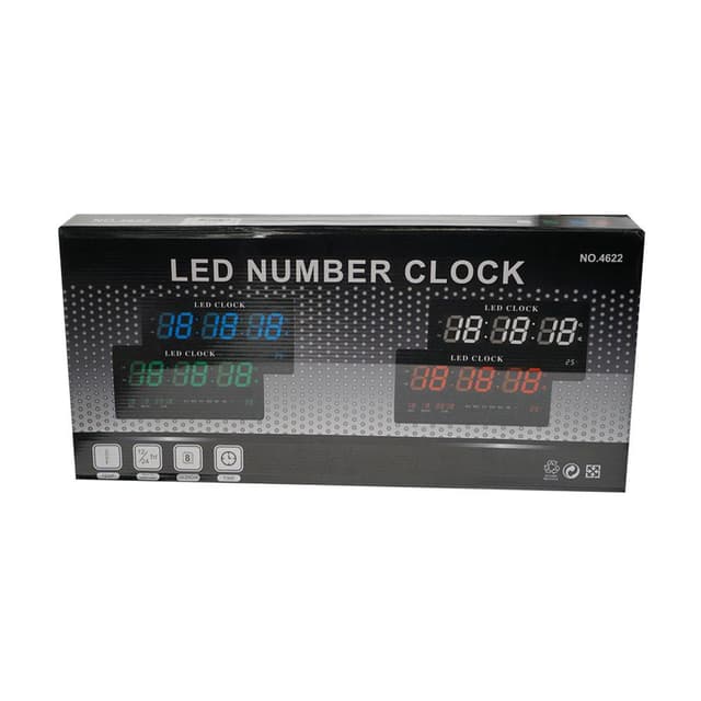ساعة رقمية Crony - LED Display Number Clock Model YX-4622