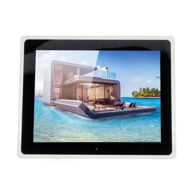 CRONY 12inch Photo Frame HD Digital Picture Frame Supports Music, Video & Film | Black