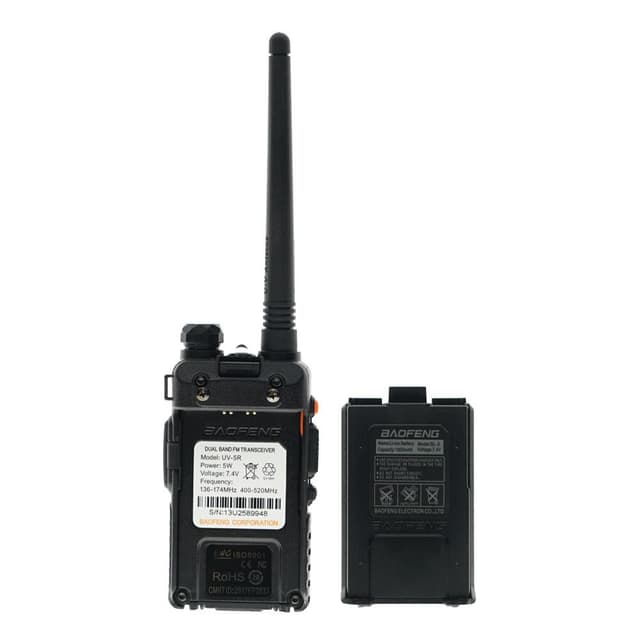 جهاز لاسلكي ( 4W ) Baofeng - BF UV-5R Walkie Talkies  Portable  Dual-frequency Walkie Talkies 1 PCS