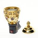 مبخرة إلكترونية M-19 Incense Burner Plug Portable Mini Electric Bakhoor Burner Incense - CRONY - SW1hZ2U6NjAxOTgz