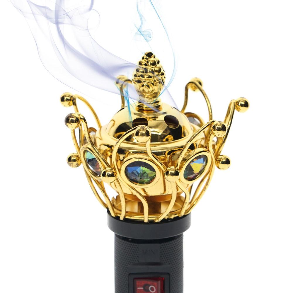 CRONY M-13 Incense Burner Plug Portable Mini Electric Bakhoor Burner Incense Metal Burners Square Pearl incense