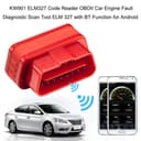 Konnwei KW901 OBD2 Car Bluetooth 3.0 Scanner ELM327 Car Diagnostic Tool - RED