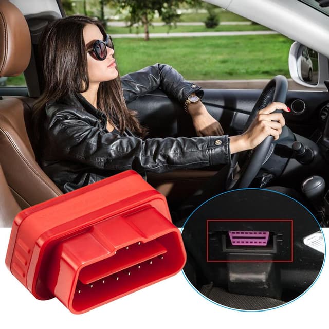 Konnwei KW901 OBD2 Car Bluetooth 3.0 Scanner ELM327 Car Diagnostic Tool - RED
