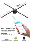 جهاز هولوجرام 300000 ساعة يعرض الصور والفيديو 3 D كروني CRONY holographic 3D Advertising Display