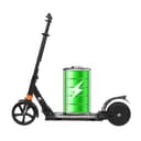 CRONY C2 200W 4AH Children Aluminium Folding Scooter, Max Speed 15KM/H, Distance 6-10KM, Easy Foldable , Shock Absorption Front & Rear