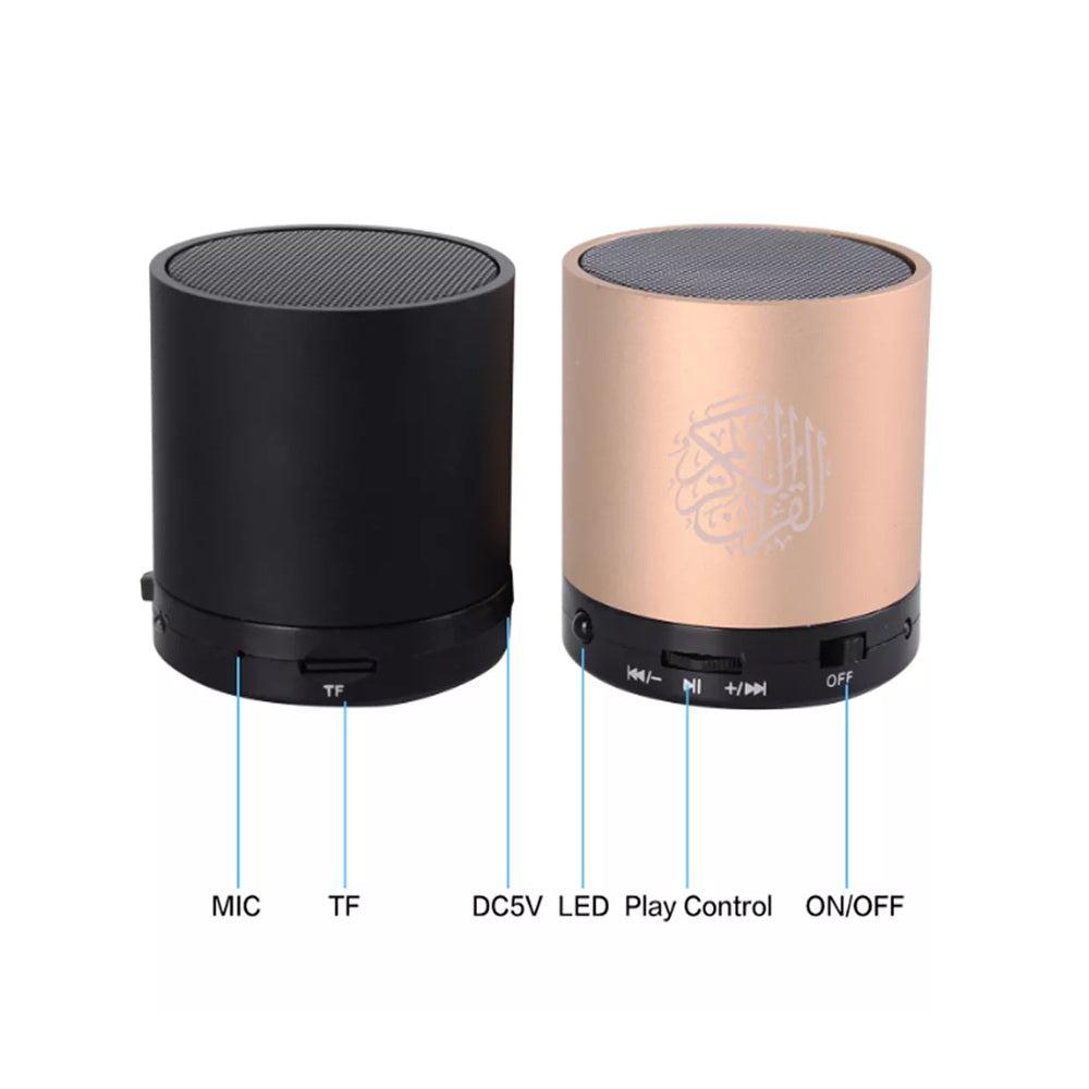 CRONY QS-100+BT 16GB Quran Speaker Mini 16gb Al Quran speaker with High Quality 25 Reciters and 23 Translation Voices for Muslim