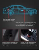 ثلاجة للسيارة 30L أبيض Crony QN30 Car Refrigerator