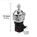 CRONY M-19 Incense Burner Plug Portable Mini Electric Bakhoor Burner Incense Metal Burners Square Pearl incense electric incense burner