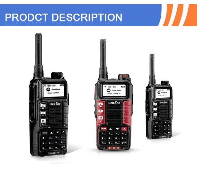 Belfone BF-CM632 Global system mobile communication two way radio gsm transceiver gps-Red - SW1hZ2U6NjE0MTky