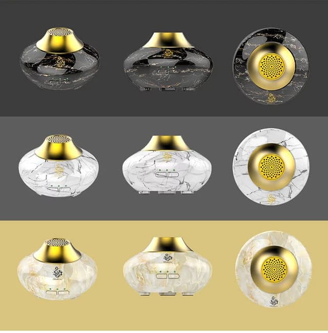 مبخرة الكترونية للمنزل - أسود CRONY Mini Portable Electric Household Bukhoor Burner