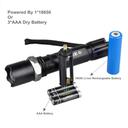 كشاف ليد يدوي بقوة 5 واط High Power Multifunction LED Tactical Flashlights - Crony - SW1hZ2U6NjAyMTI0