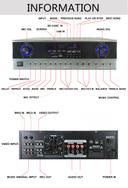 CRONY AV8600 Professional system Amplifier with BT sound system power amplifier home audio amplifier 120w with coaxial and optical input - SW1hZ2U6NjE0MzY2