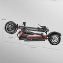 سكوتر كهربائي مع مقعد بقوة 1000 واط قياس 10 انش foldable electric scooter - Crony - SW1hZ2U6NjE3MDA1