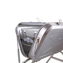 شواية متنقلة ستانلس ستيل قابلة للطي فضي كروني Crony Silver Foldable Stainless Steel Portable Bbq grill