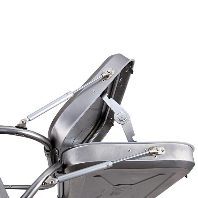 شواية متنقلة ستانلس ستيل قابلة للطي فضي كروني Crony Silver Foldable Stainless Steel Portable Bbq grill