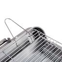 شواية متنقلة ستانلس ستيل قابلة للطي فضي كروني Crony Silver Foldable Stainless Steel Portable Bbq grill