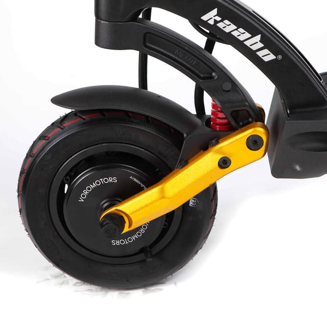 سكوتر كهربائي قياس 11 انش بسرعة 100km/h لون أصفر electric scooter - Crony