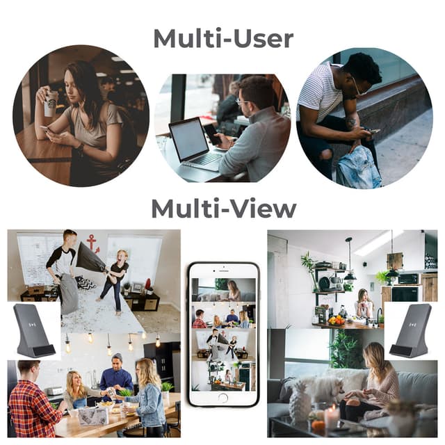 ساعة رقمية مع كاميرا مخفية CRONY H300 Alarm clock