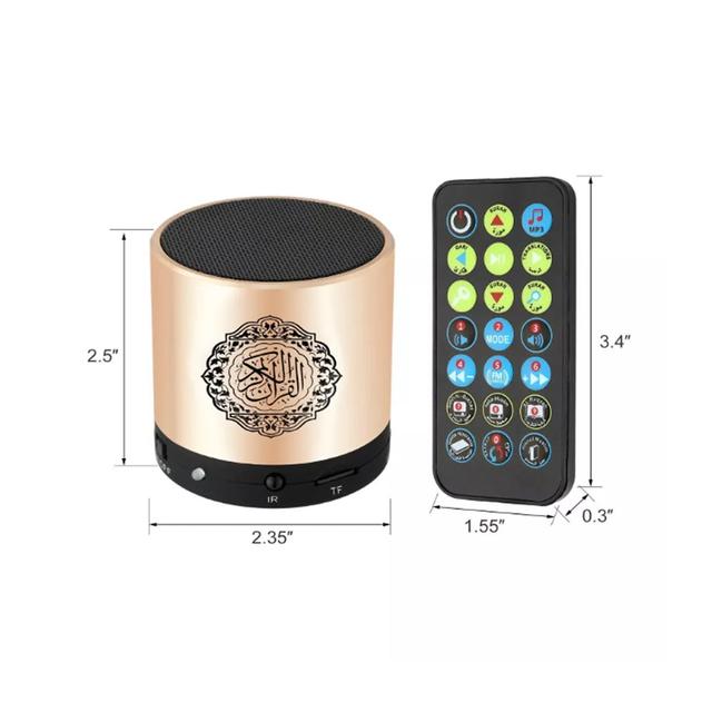 CRONY QS-100+BT 16GB Quran Speaker Mini 16gb Al Quran speaker with High Quality 25 Reciters and 23 Translation Voices for Muslim - SW1hZ2U6NjAyMTQ2