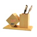 CRONY CN2025 Wooden pen holder digital LED Clock with Alarm and Temperature