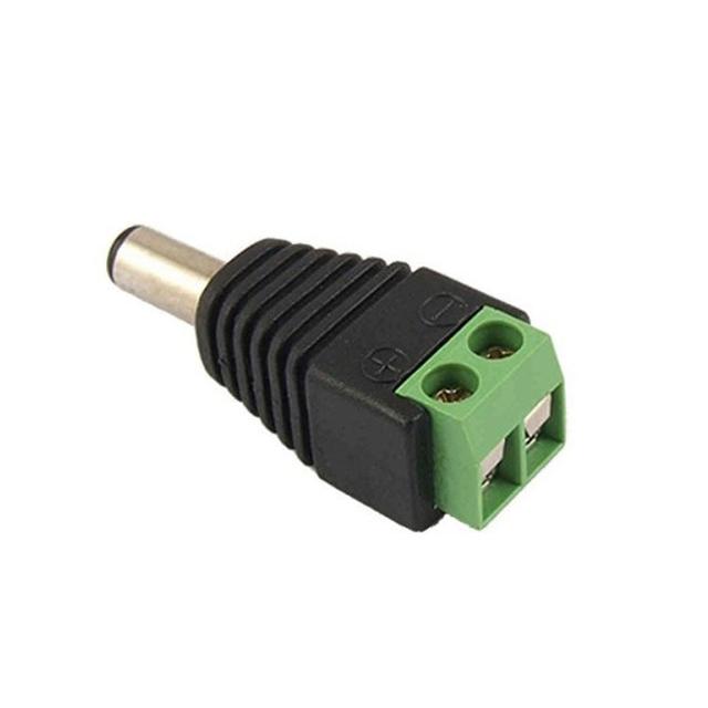 وصلة bnc عدد 5 لتوصيل الطاقة للكاميرا كروني Crony Bnc Male Power Connector - SW1hZ2U6NjAxNzM0