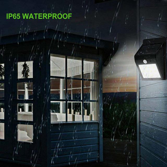 CRONY Solar Powered LED Wall Light 30 LED Motion Sensor led solar lights outdoor super bright house Outdoor Wall Light - SW1hZ2U6NjAxNzk4