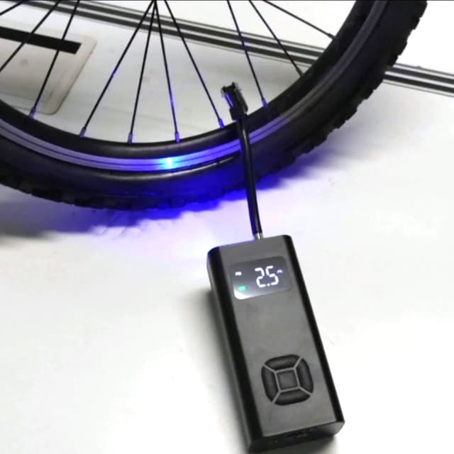 منفاخ هواء الكتروني 6500mAh للسيارة NEW Portable Electric Air Inflator - CRONY - 220310