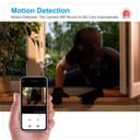 كاميرا مراقبة لاسلكية  كروني Camera dual light HD night vision wireless أبيض Crony