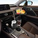 حامل أكواب للسيارة Car Cup Holder With Food Tray مع صينية طعام - SW1hZ2U6NjIyNDU2