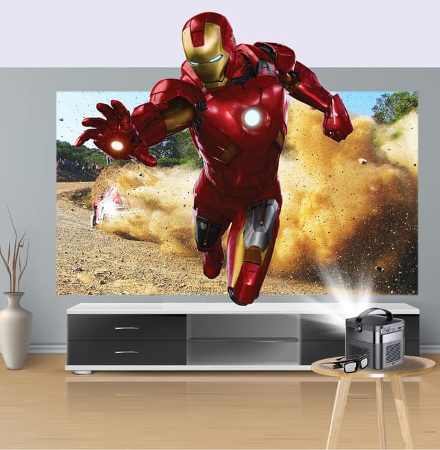 بروجكتر محمول للمعلمين بنظام أندرويد CRONY K5 upright Projector 800 ANSI