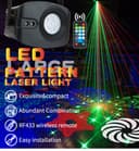 ليزر حفلات 13 واط كروني Crony Big Pattern Laser light RGB Projector