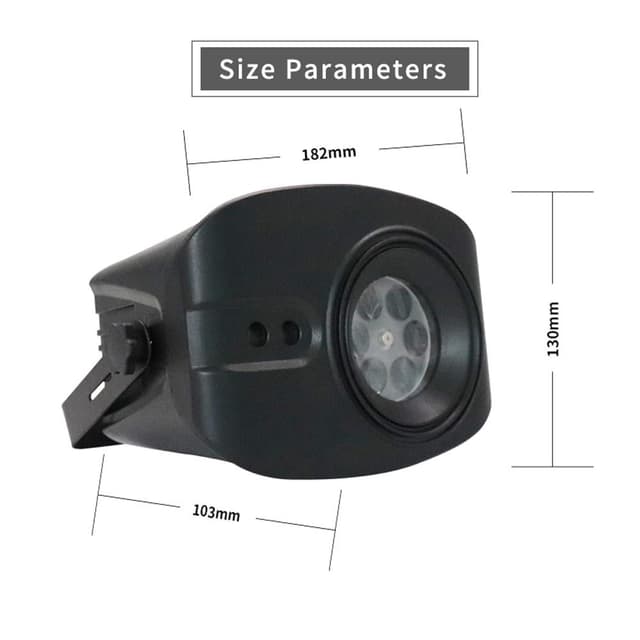 ليزر حفلات 13 واط كروني Crony Big Pattern Laser light RGB Projector