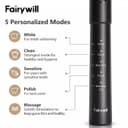 فرشاة اسنان كهربائية ذكية Fairywill E11 Sonic Electric Toothbrush with 8 Bursh Heads Travel Case