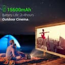 بروجكتر باينتك سنيمائي محمول Byintek Smart 3D DLP Projector UFO U70 Pro و بمقاس عرض 180 إنش