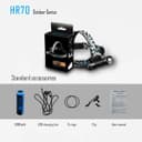 كشاف رأس متعدد الاستخدامات Imalent HR70 3000 Lumens Headlamp سعة 3000 مللي أمبير