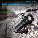 Imalent MR90 Super Bright Flashlight 50,000 Lumens