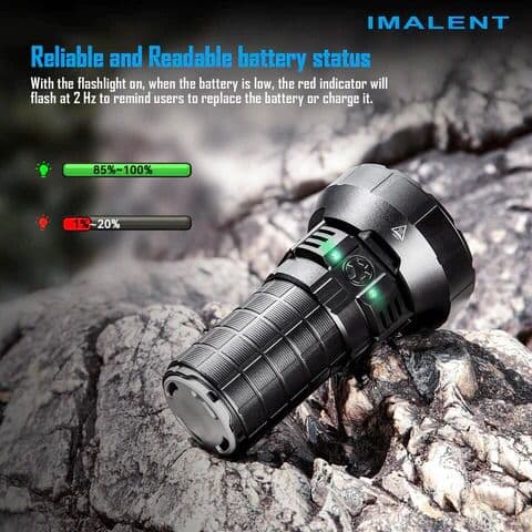 Imalent MR90 Super Bright Flashlight 50,000 Lumens