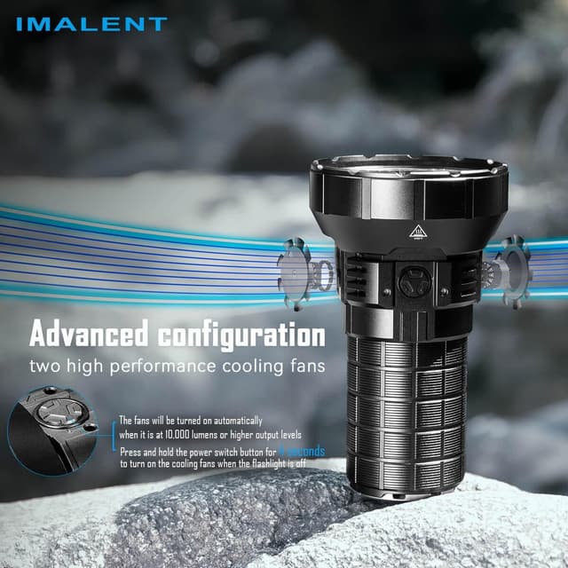 Imalent MR90 Super Bright Flashlight 50,000 Lumens